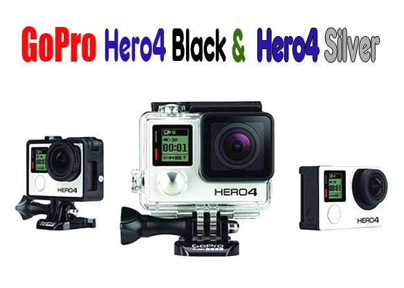 GoPro Hero4 Black dan Hero4 Silver