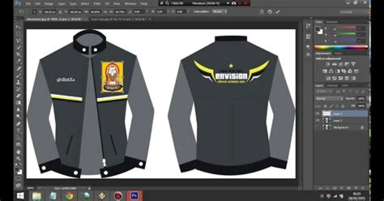 21+ Cara Membuat Desain Jaket Majelis