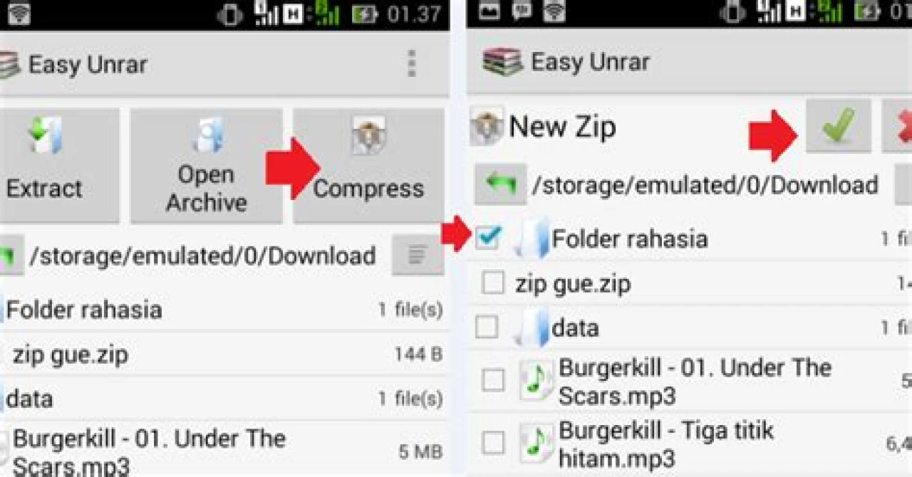 Cara Membuat Berkas Zip Dengan Password Di Android