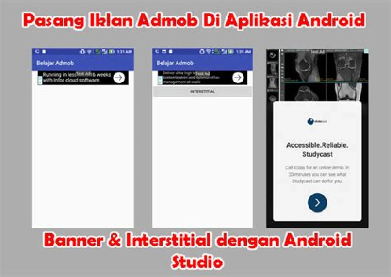 Cara Mudah Pasang Iklan Admob Di Aplikasi Android Dengan Android studio