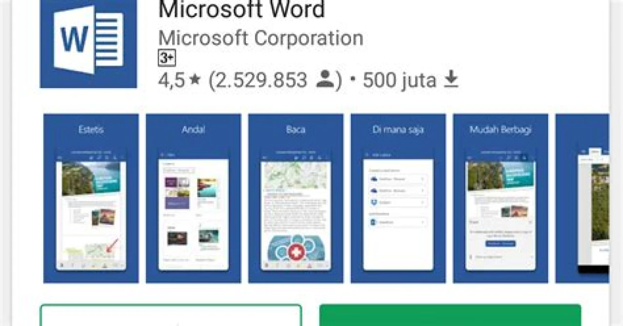 Cara mengetik WORD di HP Android dan menyimpannya