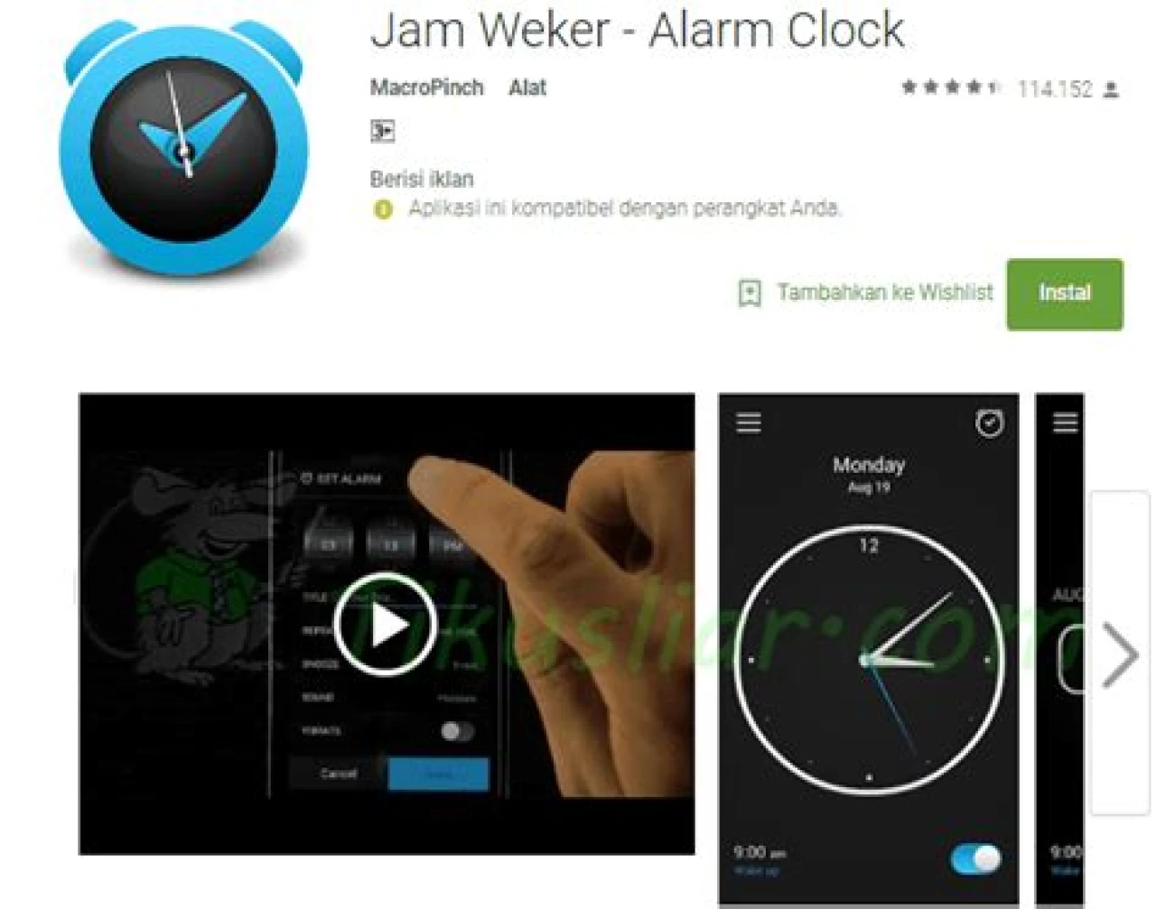 Download 5 Aplikasi Alarm Jam Terbaik Di HP Android Terbaik