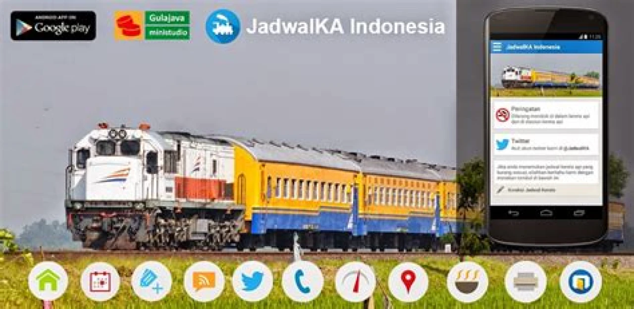 Jadwal Keberangkatan Kereta Api Indonesia di Android