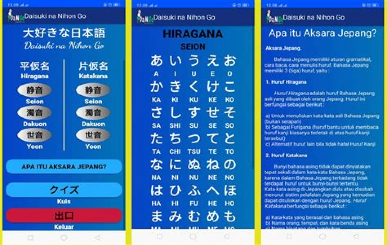 Skripsi Aplikasi Pembelajaran Bahasa Jepang