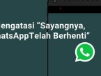 WhatsApp tidak bisa diinstal di android
