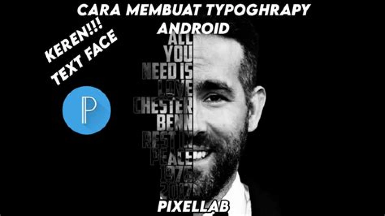 cara membuat typography face text di android menggunakan aplikasi